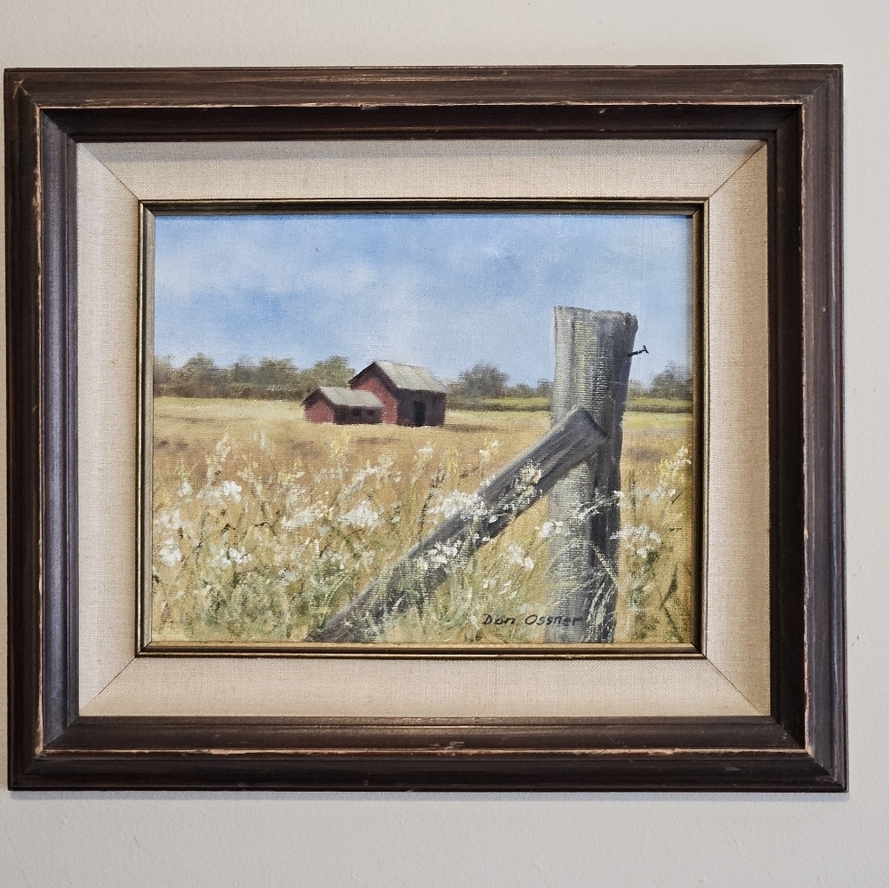 Don Osnner landscape oil painting signed. - Picture 6 of 16